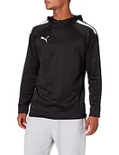 Bluzy męskie - PUMA PUMA Męska bluza treningowa Teamliga Puma Black-puma White l 657240 - miniaturka - grafika 1