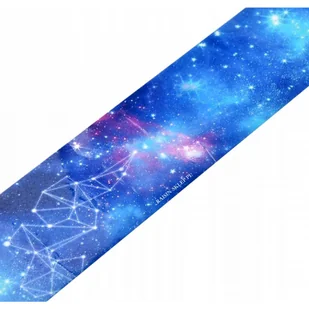 F79 - FOLIA TRANSFEROWA 10cmx4cm - BLUE STARS - Sztuczne paznokcie i akcesoria - miniaturka - grafika 2