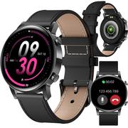 Smartwatch - Artnico MK30 Skórzany Czarny - miniaturka - grafika 1