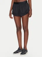 Spodenki damskie - Under Armour Szorty sportowe Tech™ Play Up Shine 1389883 Czarny Regular Fit - miniaturka - grafika 1