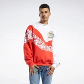 Bluzy męskie - Reebok Fm3950 Bluza Męska Oversized Logo S 3Z3E1* S 3_3 Tła - miniaturka - grafika 1