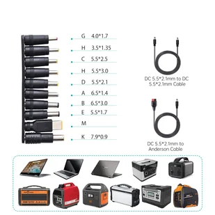 Choetech ładowarka solarna USB składana 120W DC, USB C, 2 x USB czarna (SC008) - Panele fotowoltaiczne - miniaturka - grafika 6