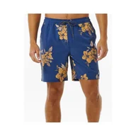 Kąpielówki męskie - Boardshorty RIP CURL Aloha Hotel Volley granatowy - miniaturka - grafika 1