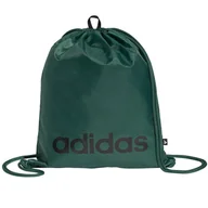 Plecaki szkolne i tornistry - Worek plecak na buty i odzież adidas Linear IN6132 - ZIELONY - miniaturka - grafika 1