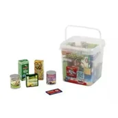 Zabawy w naśladowanie dorosłych - Zestaw spożywczy w pudełku do przechowywania - duży - miniaturka - grafika 1