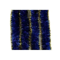 Ozdoby bożonarodzeniowe - Girlanda granatowo - złota Ø7 cm, 2 m - miniaturka - grafika 1