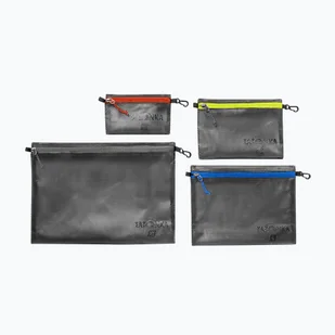 Organizer turystyczny Tatonka Zip Pouch Set IV 4 szt. black - Akcesoria turystyczne - miniaturka - grafika 1