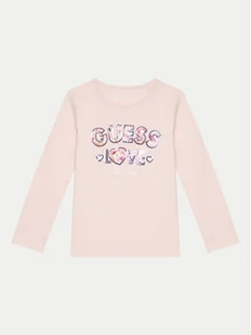 Guess Bluzka K4BI16 J1314 Różowy Regular Fit - Bluzki damskie - miniaturka - grafika 1