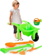 Zabawy w naśladowanie dorosłych - Wader ZESTAW TACZKA + ŁOPATKA 63243 - miniaturka - grafika 1