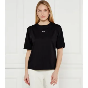 BOSS ORANGE T-shirt Loose fit - Koszulki i topy damskie - miniaturka - grafika 1