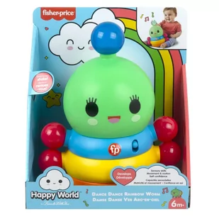 Fisher Price Happy World Tańcząca dżdżownica GJW32 Raty 10x0% do 15.04.2022! - Zabawki interaktywne dla dzieci - miniaturka - grafika 1
