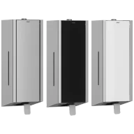 Dozowniki papieru i mydła dla firm - Dozownik do mydła w pianie 800 ml KWC Exos, stal nierdzewna - miniaturka - grafika 1