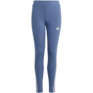 Legginsy - Legginsy dla dzieci adidas Essentials 3-Stripes Cotton Tights - miniaturka - grafika 1