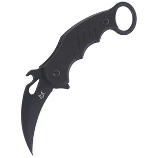 Nóż FOX Karambit Fixed G10 Black, Black Idroglider (FX-598) - Noże - miniaturka - grafika 6