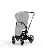 Akcesoria do wózków - Cybex e-Priam 4.0 stelaż/rama ze stelażem siedziska Chrome Brown - miniaturka - grafika 1