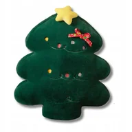 Maskotki i pluszaki - PODUSZKA CHOINKA ŚWIĄTECZNA MASKOTKA DEKORACJA NA ŚWIĘTA PLUSZAK PREZENT - miniaturka - grafika 1
