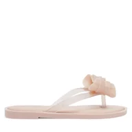 Buty dla dziewczynek - Japonki Melissa Mini Melissa Flip Flop Iv Inf 35749 Beżowy - miniaturka - grafika 1