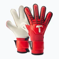 Piłka nożna - Rękawice bramkarskie dziecięce T1TAN Fluo Beast 3.0 Junior FP red - miniaturka - grafika 1