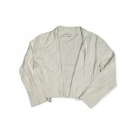 Swetry damskie - Narzutka bolerko damskie rękaw CALVIN KLEIN S - miniaturka - grafika 1