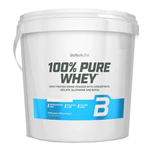 BioTech 100% Pure Whey 4000g Białko MIX WPC WPI - Odżywki białkowe - miniaturka - grafika 1