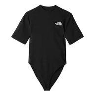 Koszulki sportowe damskie - Koszulka The North Face Logo 3/4 Body 0A7Z9EJK31 - czarna - miniaturka - grafika 1