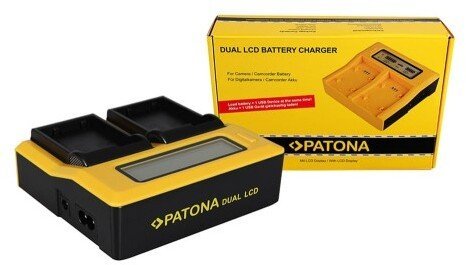 Ładowarka do aparatu Patona Patona podwójna ładowarka DUAL LCD Nikon EN-EL15, 7624