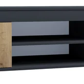 Szafki RTV - Meble TV Usilo Antracyt / dąb miodowy W. 37 x S. 160 x T.45cm - miniaturka - grafika 1