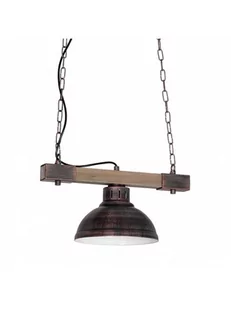 Luminex Lampa wisząca HAKON 1xE27/60W/230V patyna - Lampy sufitowe - miniaturka - grafika 1