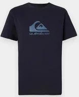 Koszulki męskie - t-shirt QUIKSILVER EV COMP LOGO 2 DARK NAVY - miniaturka - grafika 1