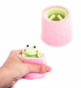 Zabawki sensoryczne - Żaba W Studni Gniotek Antystresowy Różne Kolory - miniaturka - grafika 1