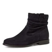 Botki damskie - Tamaris Damskie sztyblety Boot Flat 1-25305-45, granatowe, 39 EU, grantowy, 39 EU - miniaturka - grafika 1