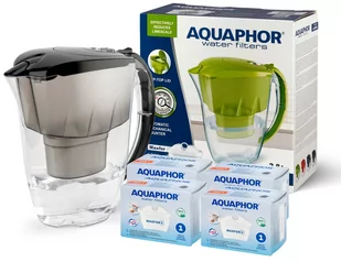 DZBANEK FILTRUJĄCY AQUAPHOR JASPER + 4 WKŁADY MAXFOR+ B100-25 - Dzbanki filtrujące - miniaturka - grafika 1