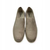 Mokasyny męskie - Mokasyny męskie zamszowe Old Money 41 - miniaturka - grafika 1