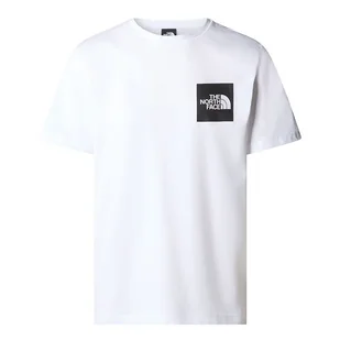 Koszulka The North Face Fine 0A87NDFN41 - biała - Koszulki męskie - miniaturka - grafika 1