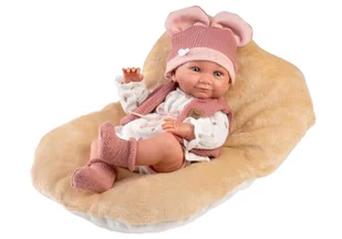 Lalka winylowa bobas Nica z poduszką 40cm Llorens - Lalki dla dziewczynek - miniaturka - grafika 1