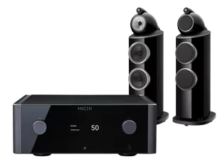 Rotel Michi X5 S2 (czarny) + 802 D4 (czarny) - Zestawy stereo - miniaturka - grafika 1