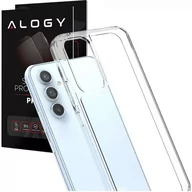 Etui i futerały do telefonów - Etui ochronne obudowa Alogy Hybrid Clear Case Super do Samsung Galaxy A54 5G Przezroczyste + Szkło - miniaturka - grafika 1