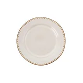 Talerze - Talerz deserowy Fjordi 20,5 cm beżowy - miniaturka - grafika 1