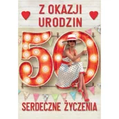 Kartki okolicznościowe i zaproszenia - Kartka okolicznościowa Urodziny duża 50 TDF25 - Trend - miniaturka - grafika 1