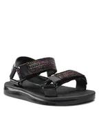 Buty dla dziewczynek - Melissa Sandały Mini Papete + Rider I 33381 Czarny - miniaturka - grafika 1