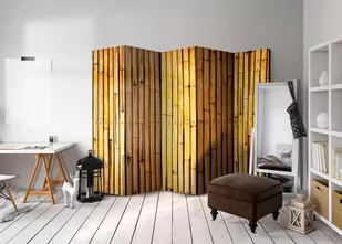 Parawan 5-częściowy - Bambusowy ogród II [Room Dividers] (rozmiar 225x172) - Parawany - miniaturka - grafika 1