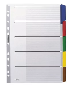 Leitz Przekładka kartonowa A4/5 1szt 43200000 - Przekładki do segregatorów - miniaturka - grafika 1