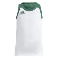 Koszykówka - Dziecięca koszulka bez rękawów ADIDAS 3G SPEE REV JRS DY6618 – Biały - miniaturka - grafika 1