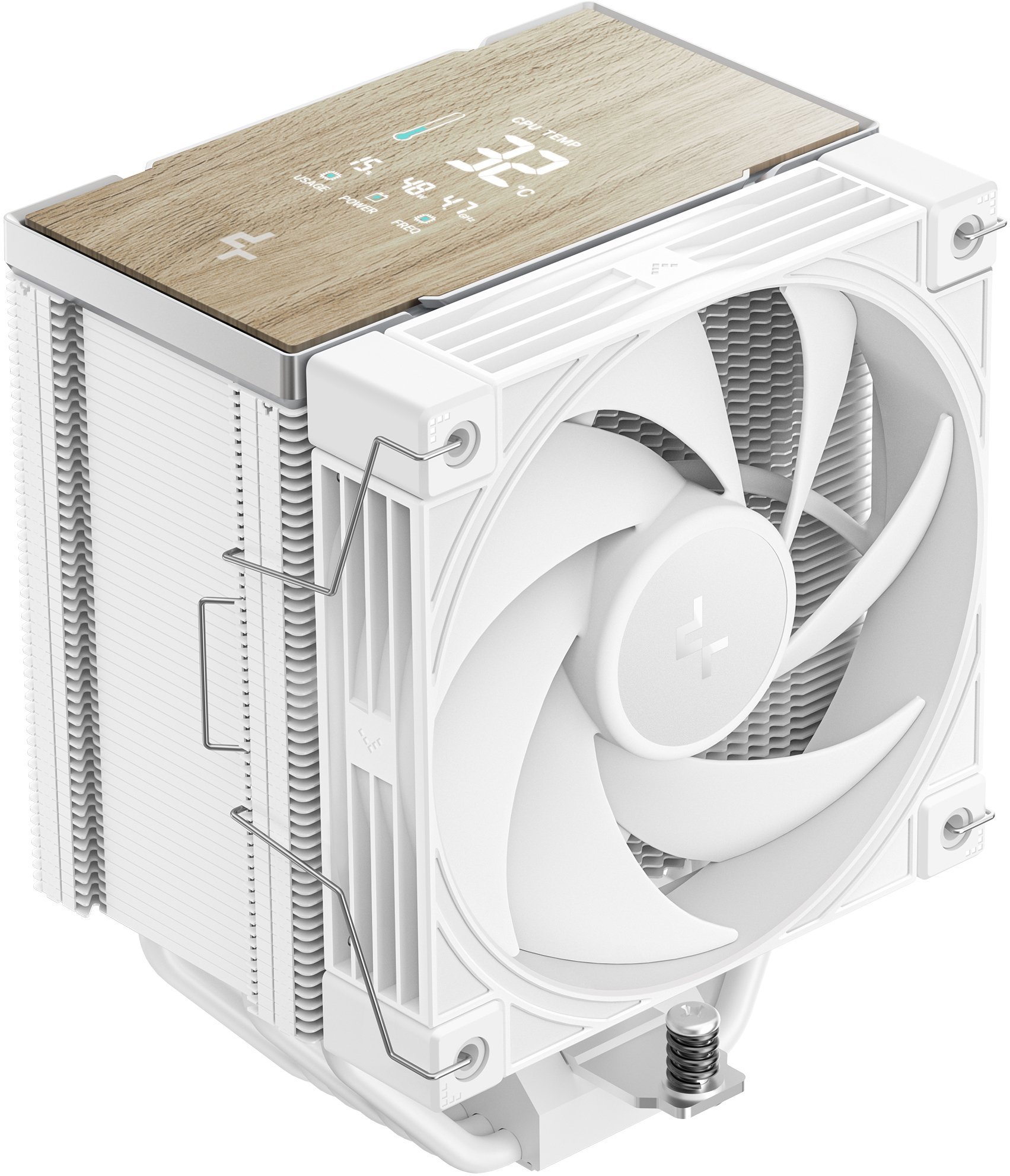 DeepCool AK700 Digital WH Procesor Chłodnica powietrza 12 cm Biały 1 szt. R-AK700-WHNDMN-GJD