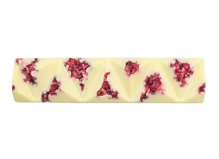Baton z białej czekolady z malinami - Czekolada - miniaturka - grafika 1