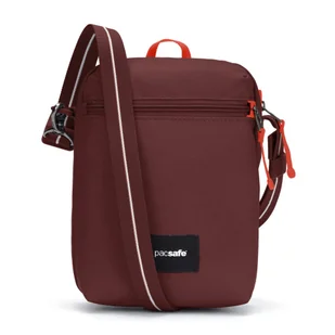 Torba miejska antykradzieżowa Pacsafe Go Festival Crossbody 4,5L Garnet Red bordowy - Torby podróżne - miniaturka - grafika 1