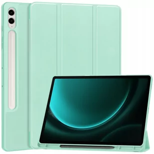 Etui Bizon Case Tab Lizard Do Samsung Galaxy Tab S9 Fe Plus, Miętowe - Etui do tabletów - miniaturka - grafika 1