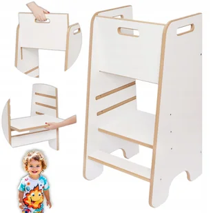 Pomocnik Kuchenny Kitchen Helper Dla Dzieci TULUSZKA Montessori bezpieczny - Krzesełka do karmienia - miniaturka - grafika 1