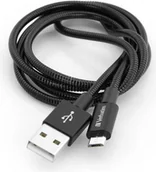 Kable USB - Kabel USB Verbatim USB-A - microUSB 1 m Czarny (48863) - miniaturka - grafika 1