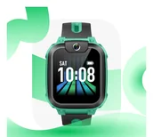 Smartwatch - imoo Z1 3,3 cm (1.3") TFT Cyfrowy 240 x 240 px Ekran dotykowy 4G Zielony Wi-Fi GPS - miniaturka - grafika 1